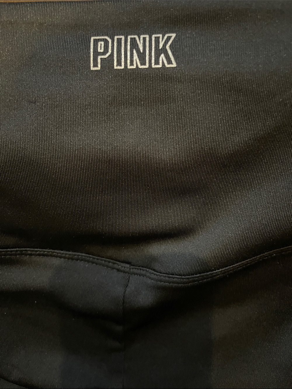 PINK Victoria's Secret Black Athletic High-Rise Shorts